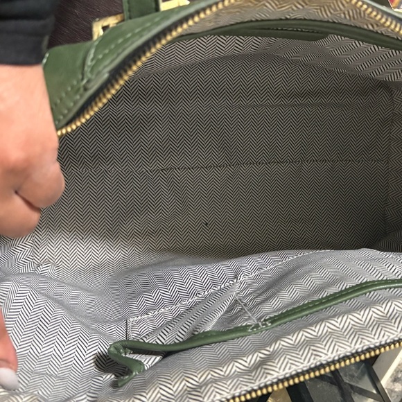 NWT Steve Madden Women's Hunter Green Satchel Bag - Picture 4 of 12